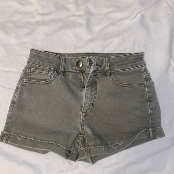 Olive Green American Eagle Shorts - Picture 1 of 3